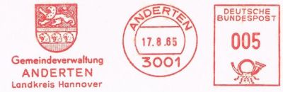 Wappen von Anderten/Coat of arms (crest) of Anderten