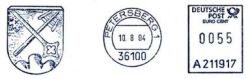 Wappen von Petersberg/Arms (crest) of Petersberg