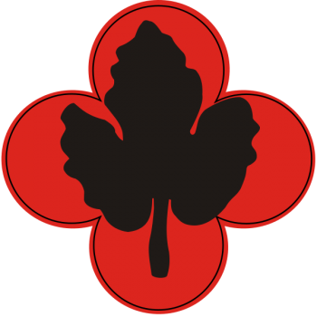 Coat of arms (crest) of 43rd Infantry Division Winged Victory Division, USA