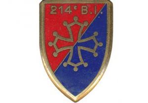 Coat of arms (crest) of the 214th Infantry Battalion, French Army