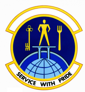 Coat of arms (crest) of the 6570th Services Squadron, US Air Force