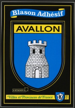 Blason de Avallon/Coat of arms (crest) of {{PAGENAME