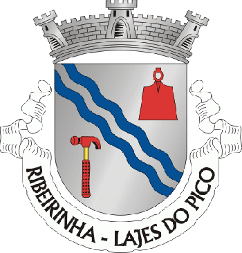 Brasão de Ribeirinha (Lajes do Pico)/Arms (crest) of Ribeirinha (Lajes do Pico)