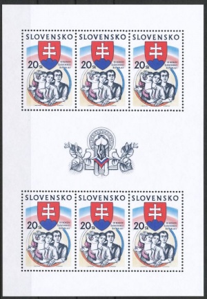 Arms of Slovakia (stamps)