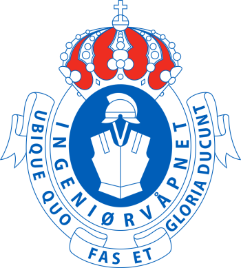 Coat of arms (crest) of the NCO School for Engineers, Norwegian Army