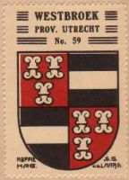 Wapen van Westbroek/Arms (crest) of Westbroek