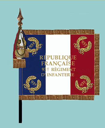 Arms of 93rd Infantry Regiment, French Army