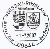 Wappen von Dessau-Roßlau/Arms (crest) of Dessau-Roßlau