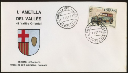 Escudo de Ametlla del Vallès/Arms (crest) of Ametlla del Vallès
