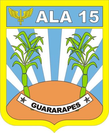 Coat of arms (crest) of 15th Wing, Brazilian Air Force