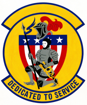 Coat of arms (crest) of the 351st Services Squadron, US Air Force