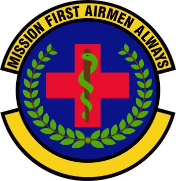 Coat of arms (crest) of the 22nd Healthcare Operations Squadron, US Air Force