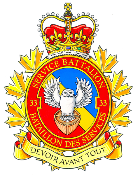 File:33 Service Battalion, Canadian Army.png