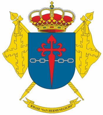 Coat of arms (crest) of the San Hermenigildo Military Residences of Social Action for Students, Spanish Army