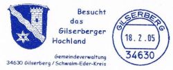 Wappen von Gilserberg/Arms (crest) of Gilserberg
