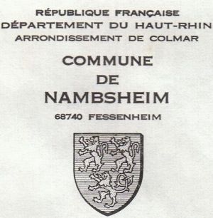 Blason de Nambsheim/Coat of arms (crest) of {{PAGENAME
