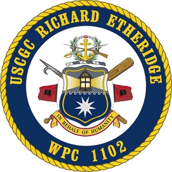 Coat of arms (crest) of the USCGC Richard Etheridge (WPC-1102)