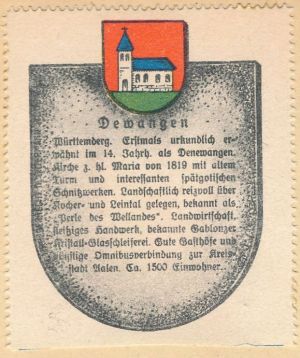 Wappen von Dewangen/Coat of arms (crest) of Dewangen