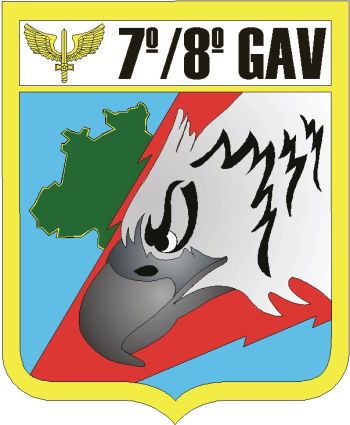 Coat of arms (crest) of the 7th Squadron, 8th Aviation Group, Brazilian Air Force