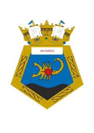 Coat of arms (crest) of the Oceanographic Ship Antares, Brazilian Navy