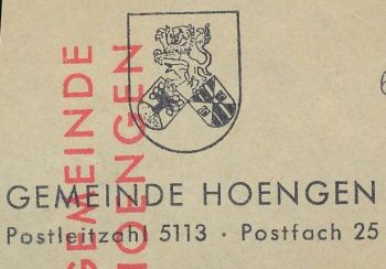 Wappen von Hoengen/Coat of arms (crest) of Hoengen