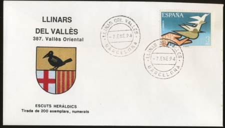 Escudo de Llinars del Vallès/Arms (crest) of Llinars del Vallès