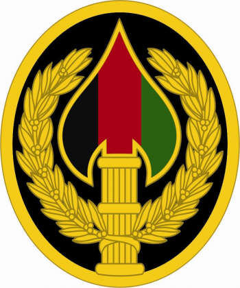 Arms of US Army Element, Special Operations Joint Task Force Afghanistan