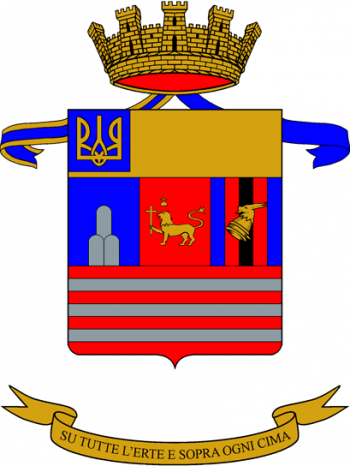 Coat of arms (crest) of the 4th Mountain Artillery Regiment, Italian Army