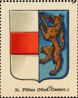 Wappen von Sankt Pölten/Arms (crest) of Sankt Pölten