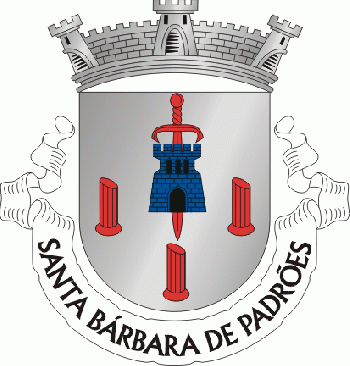 Brasão de Santa Barbara de Padrões/Arms (crest) of Santa Barbara de Padrões