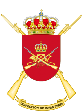 Coat of arms (crest) of the Infantry Forces Inspector's Office, Spanish Army