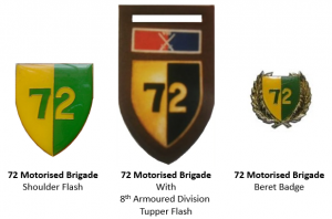 Coat of arms (crest) of the 72 Brigade, South African Army
