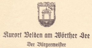Wappen von Velden am Wörther See/Coat of arms (crest) of Velden am Wörther See
