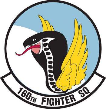 Coat of arms (crest) of the 160th Fighter Squadron, Alabama Air National Guard