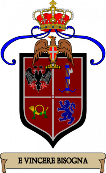Coat of arms (crest) of 6th Bersaglieri Regiment, Italian Army