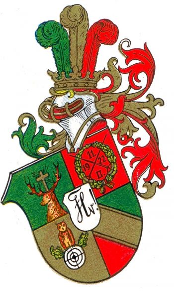 Wappen von Jagdcorps Hubertia zu Leipzig/Arms (crest) of Jagdcorps Hubertia zu Leipzig