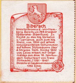 Wappen von Biberach (Heilbronn)/Coat of arms (crest) of Biberach (Heilbronn)