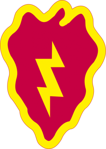Arms of 25th Infantry Division Tropic Lightning, US Army