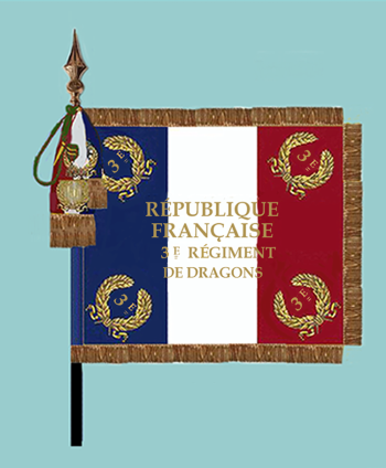 Coat of arms (crest) of 3rd Dragoons Regiment, French Army