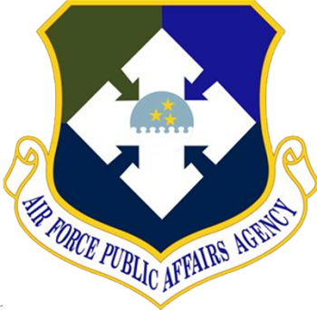 Coat of arms (crest) of the Air Force Public Affairs Agency, US Air Force