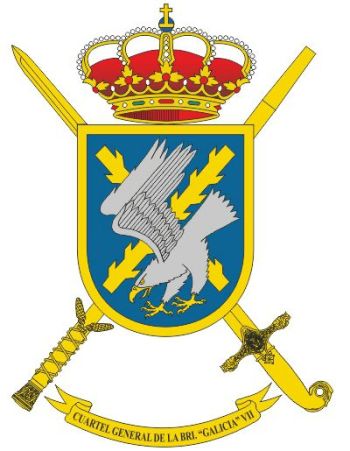 Coat of arms (crest) of the Headquarters Brigade Galicia VII, Spanish Army