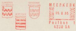 Wapen van Nieuwland/Arms (crest) of Nieuwland
