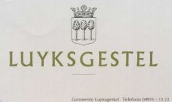 Wapen van Luyksgestel/Arms (crest) of Luyksgestel