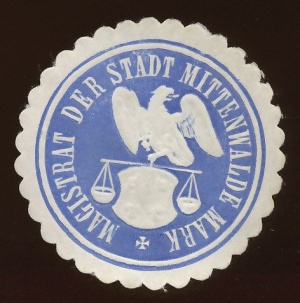 Coat of arms (crest) of Mittenwalde