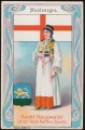 Arms, Flags and Folk Costume trade card Montenegro Hauswaldt Kaffee