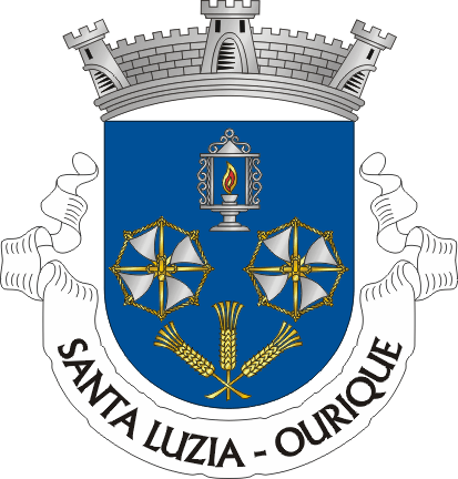 Braso da freguesia de Santa Luzia