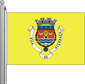 Bandeira do municpio de Alcobaa