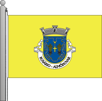 Bandeira da freguesia de Rosrio