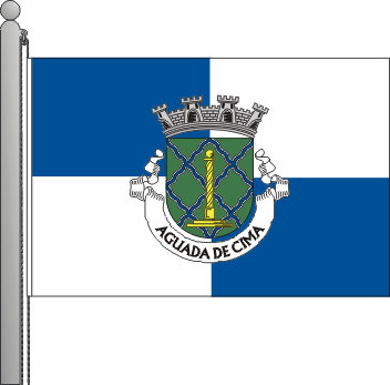 Bandeira da freguesia de Aguada de Cima