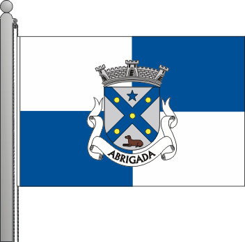 Bandeira da freguesia de Abrigada